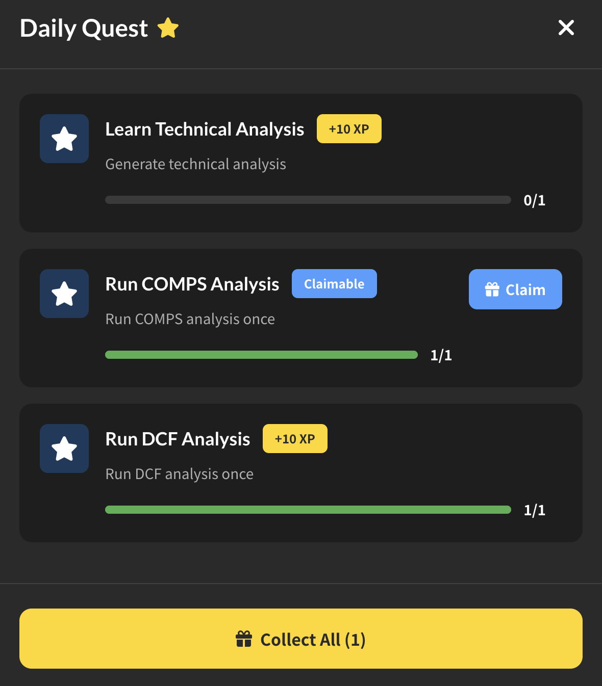 레벨/일일퀘스트